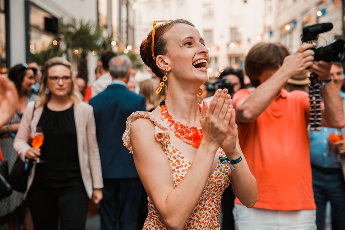 Campari Group – 100 Jahre Aperol – Aperol-Piazza in der Seitzergasse