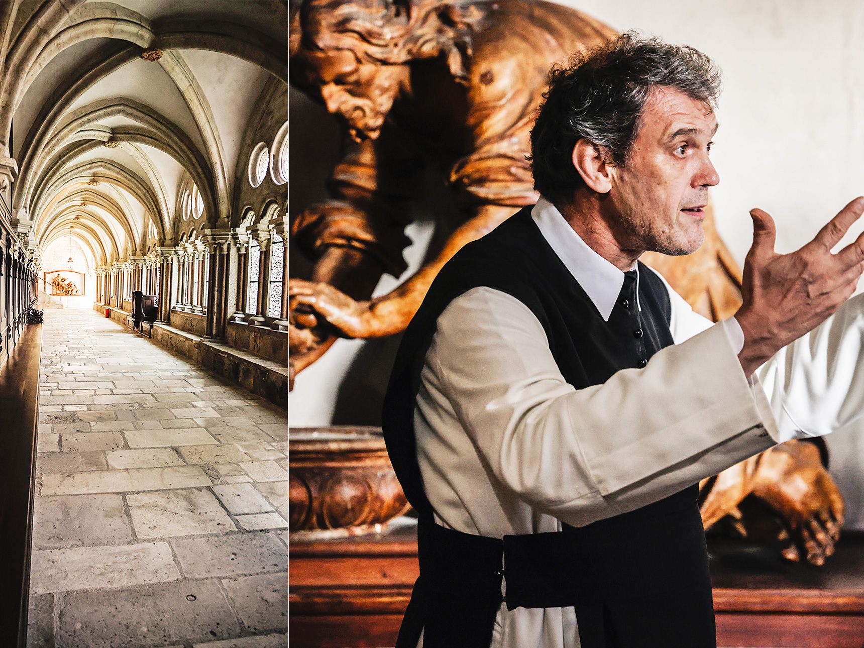 Hier hatte FuchsundFreude mal Pause: in Stift Heiligenkreuz setzte ein Ordensbruder auf die Kraft der Emotionen
